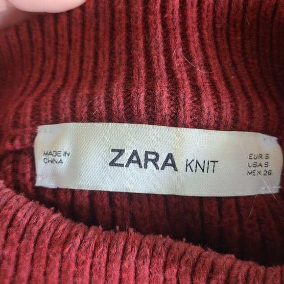 Zara Red Knit S - Picture 3 of 4